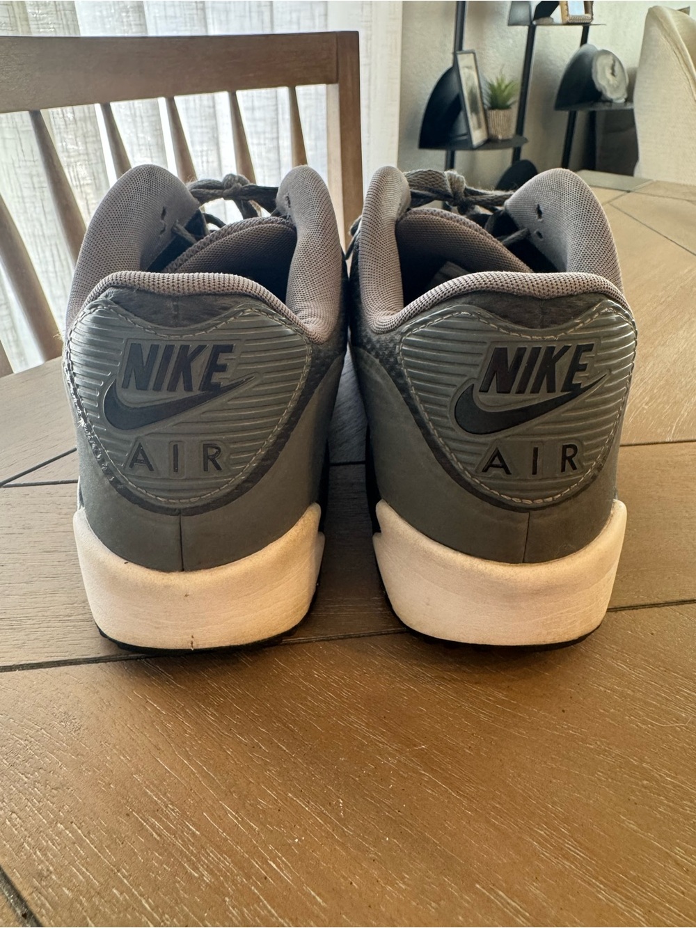 Nike Men’s Air Max Golf Shoes - Grey, Black, & White - Picture 7 of 13